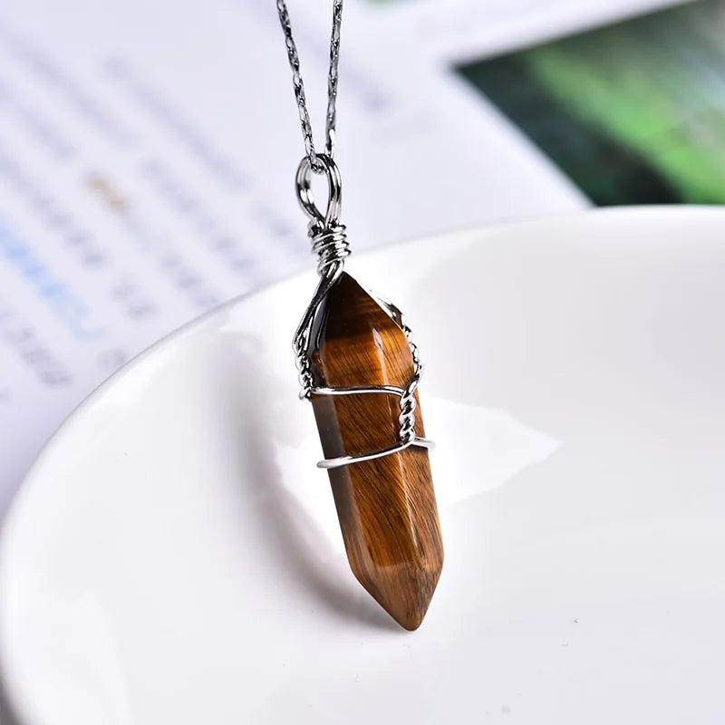 Crystal Point Pendants