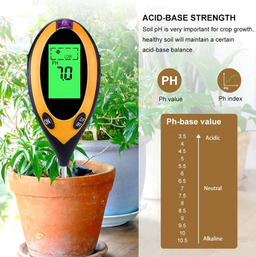4-in-1 Digital Soil Tester