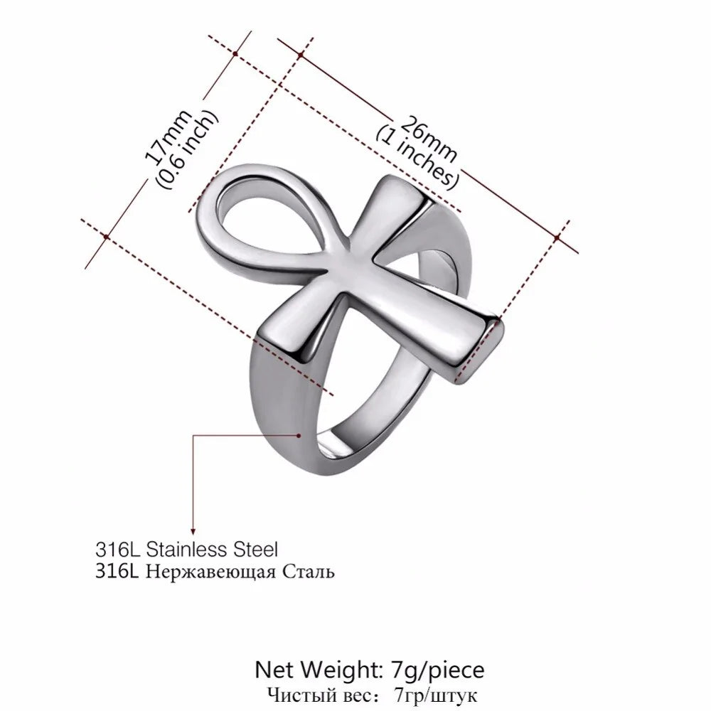 Egyptian Ankh Ring