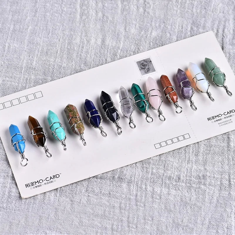 Crystal Point Pendants