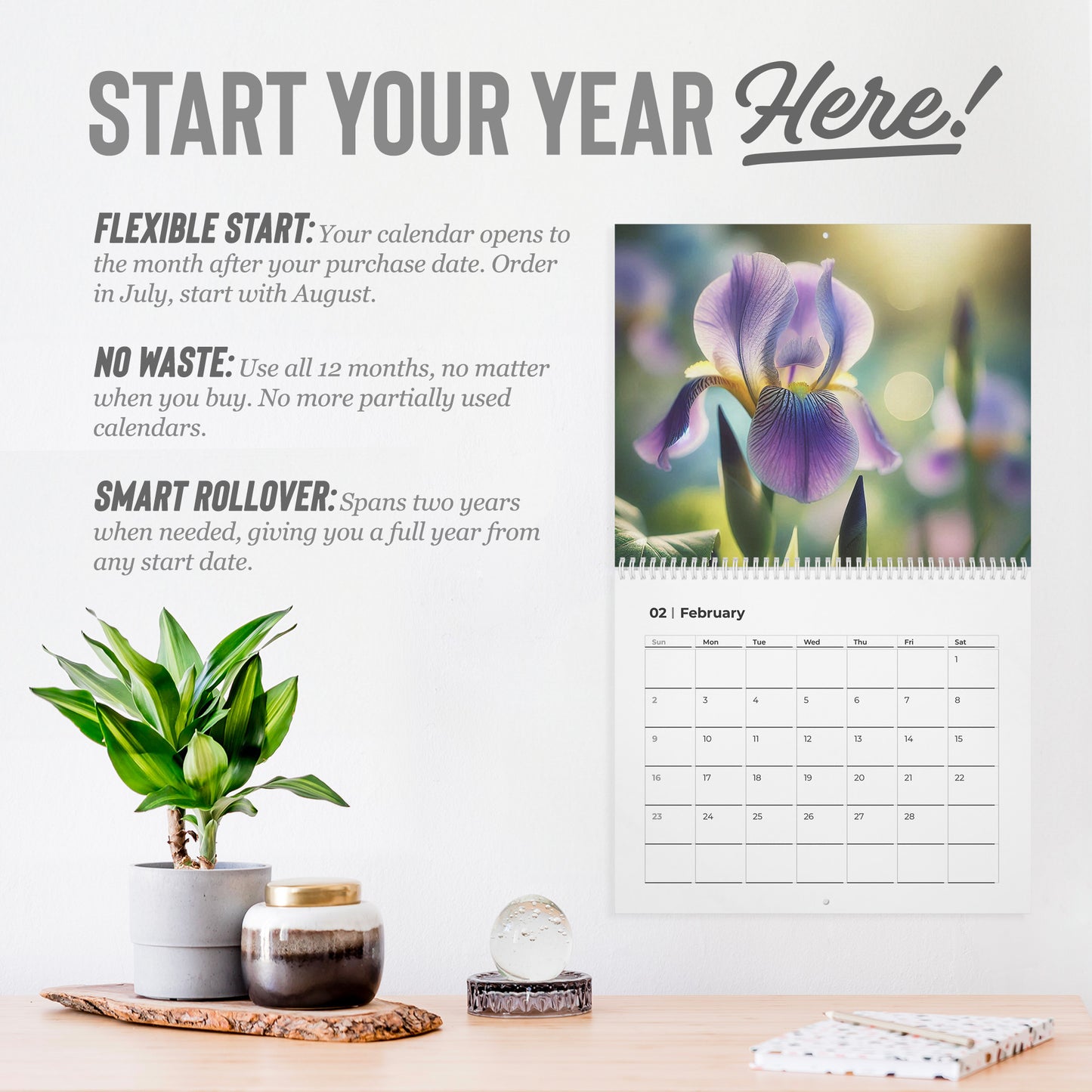 Birth Month Flowers Calendar