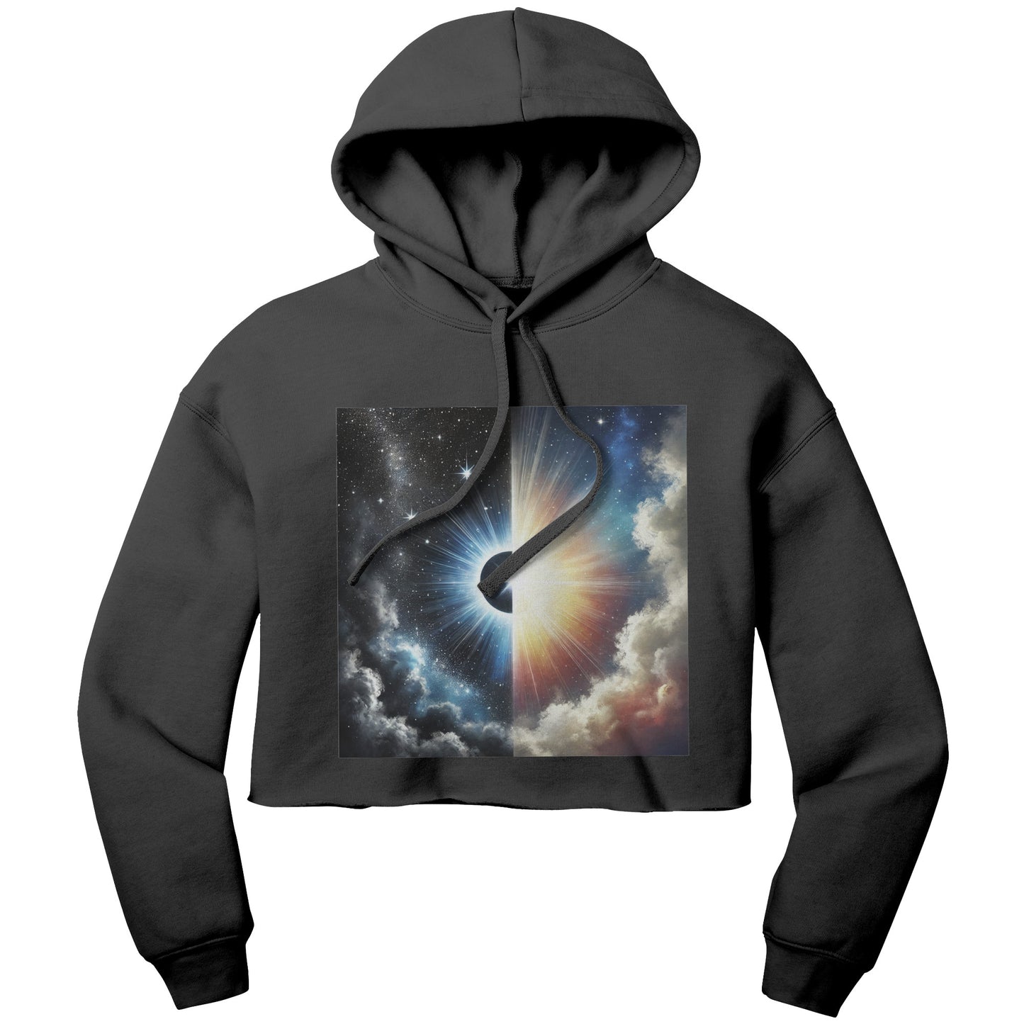 Cropped Cosmic Creation Hoodie