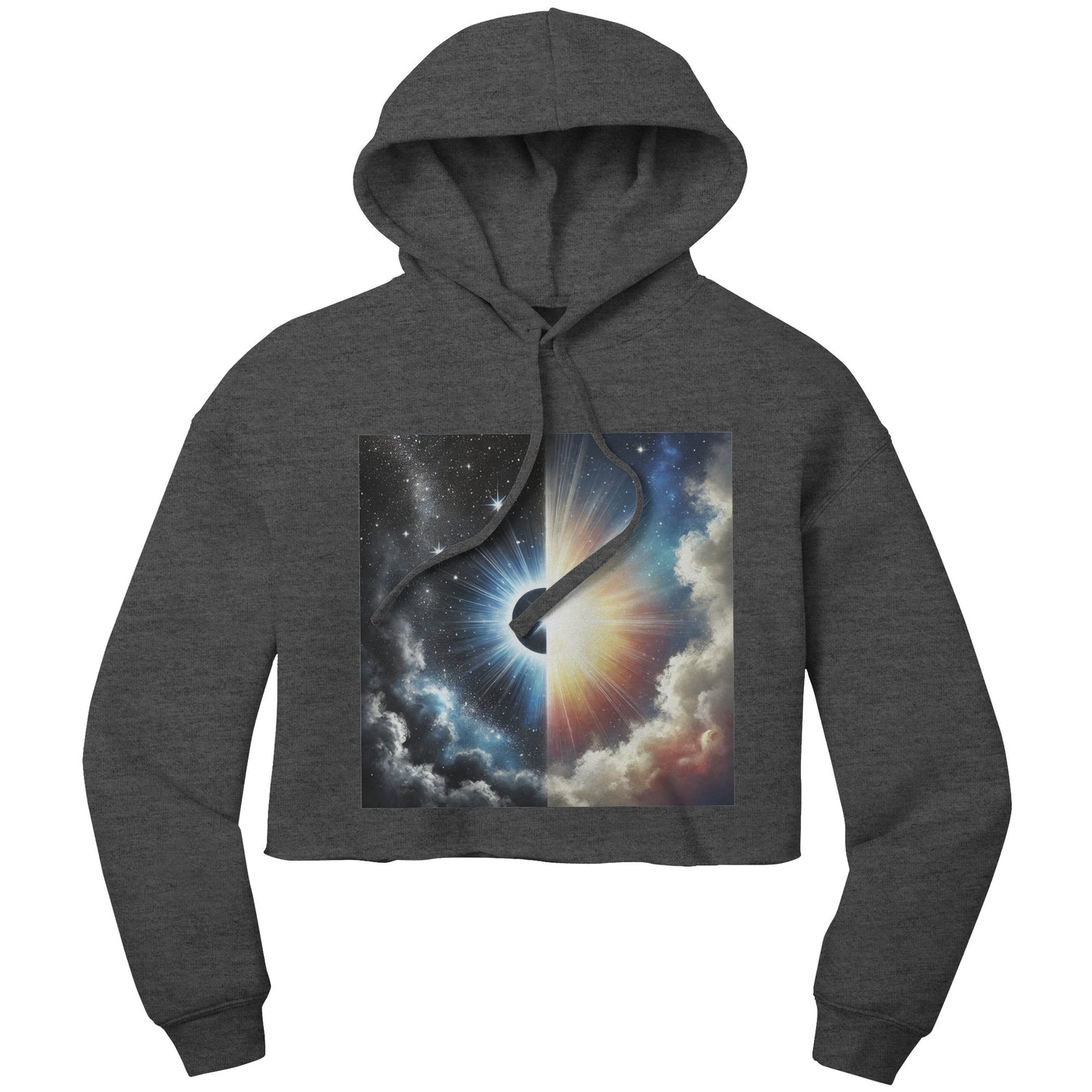 Cropped Cosmic Creation Hoodie
