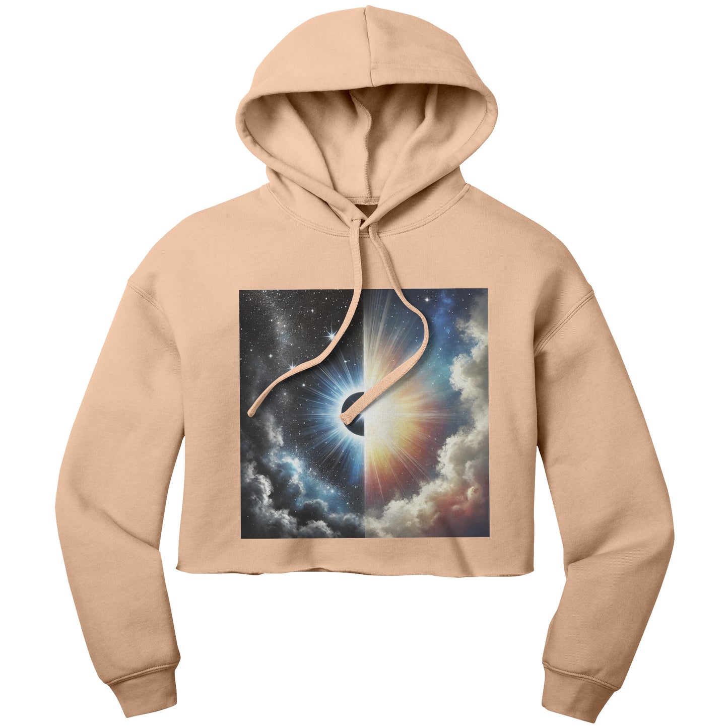 Cropped Cosmic Creation Hoodie
