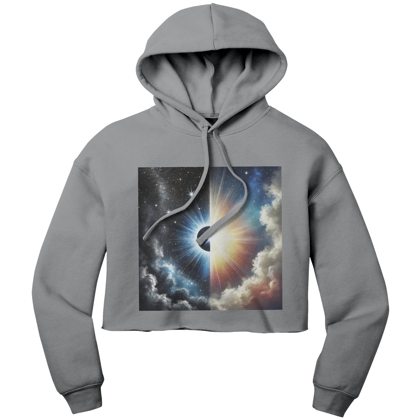 Cropped Cosmic Creation Hoodie