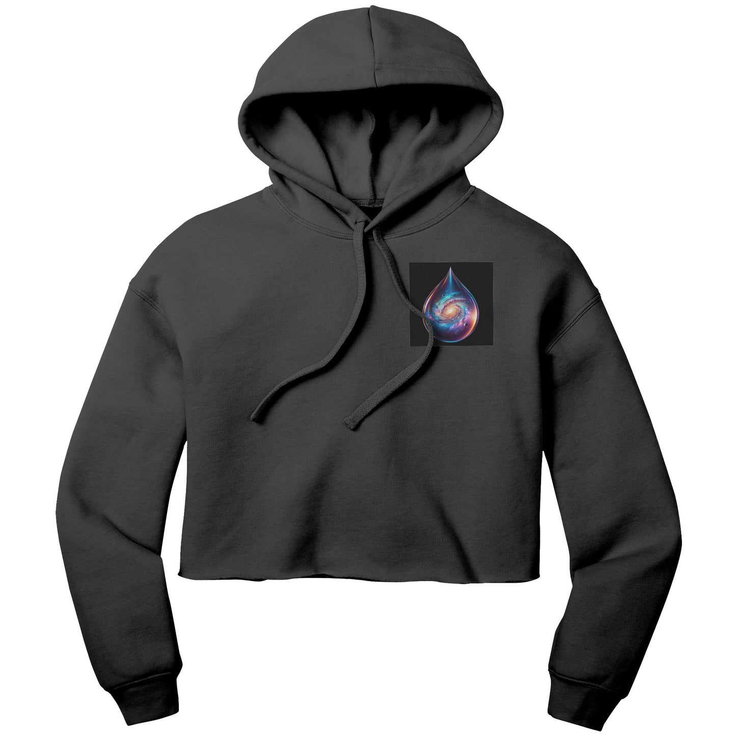 Cropped Galactic Tear Hoodie