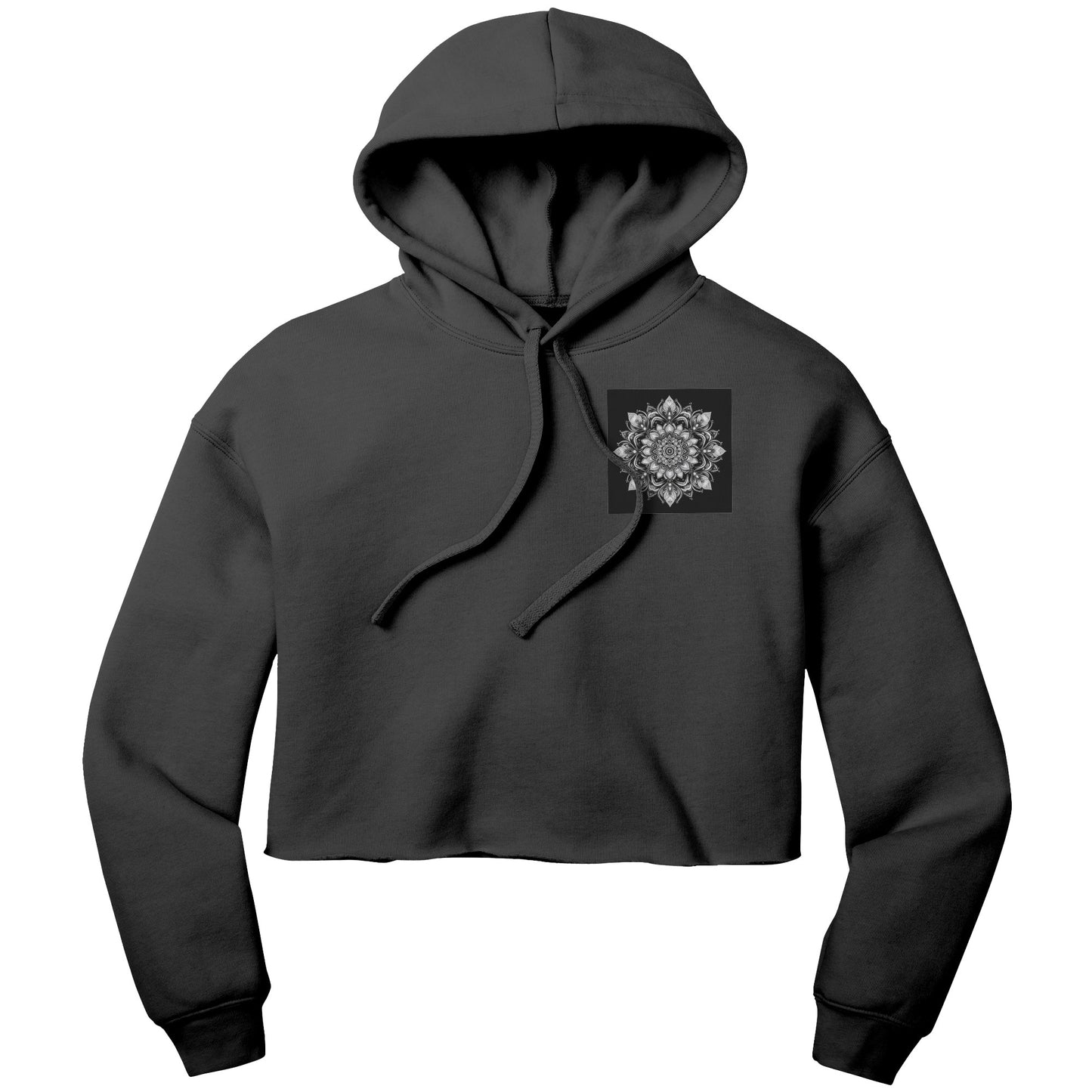 Cropped Mandala Hoodie