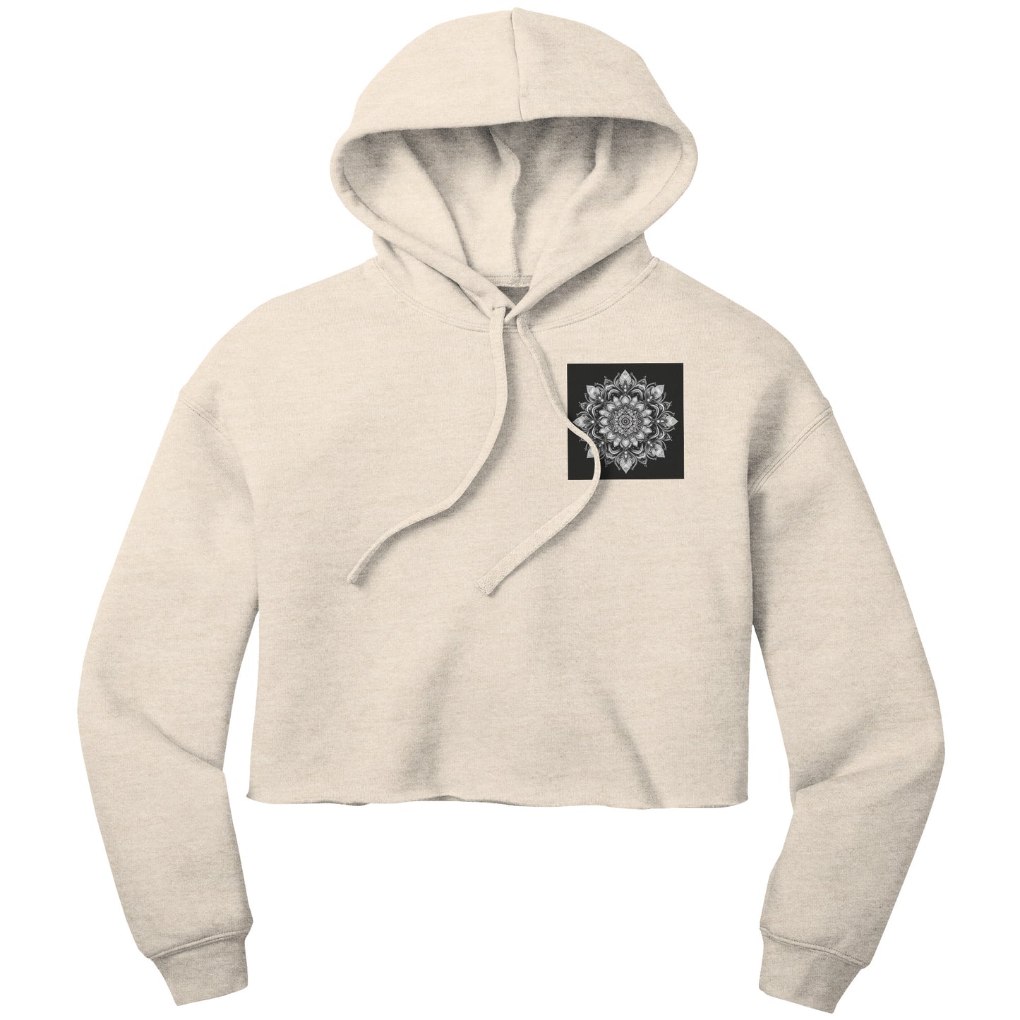 Cropped Mandala Hoodie