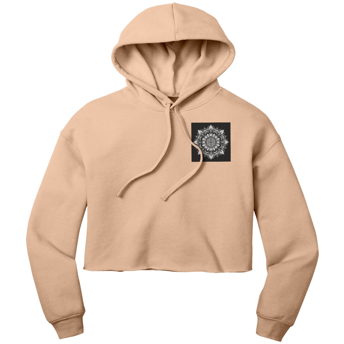 Cropped Mandala Hoodie