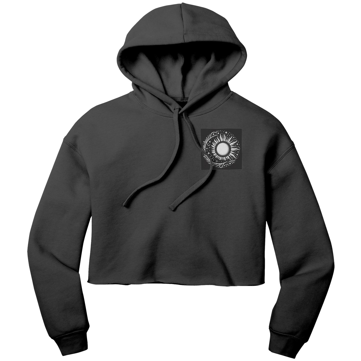 Cropped Moonflower Hoodie