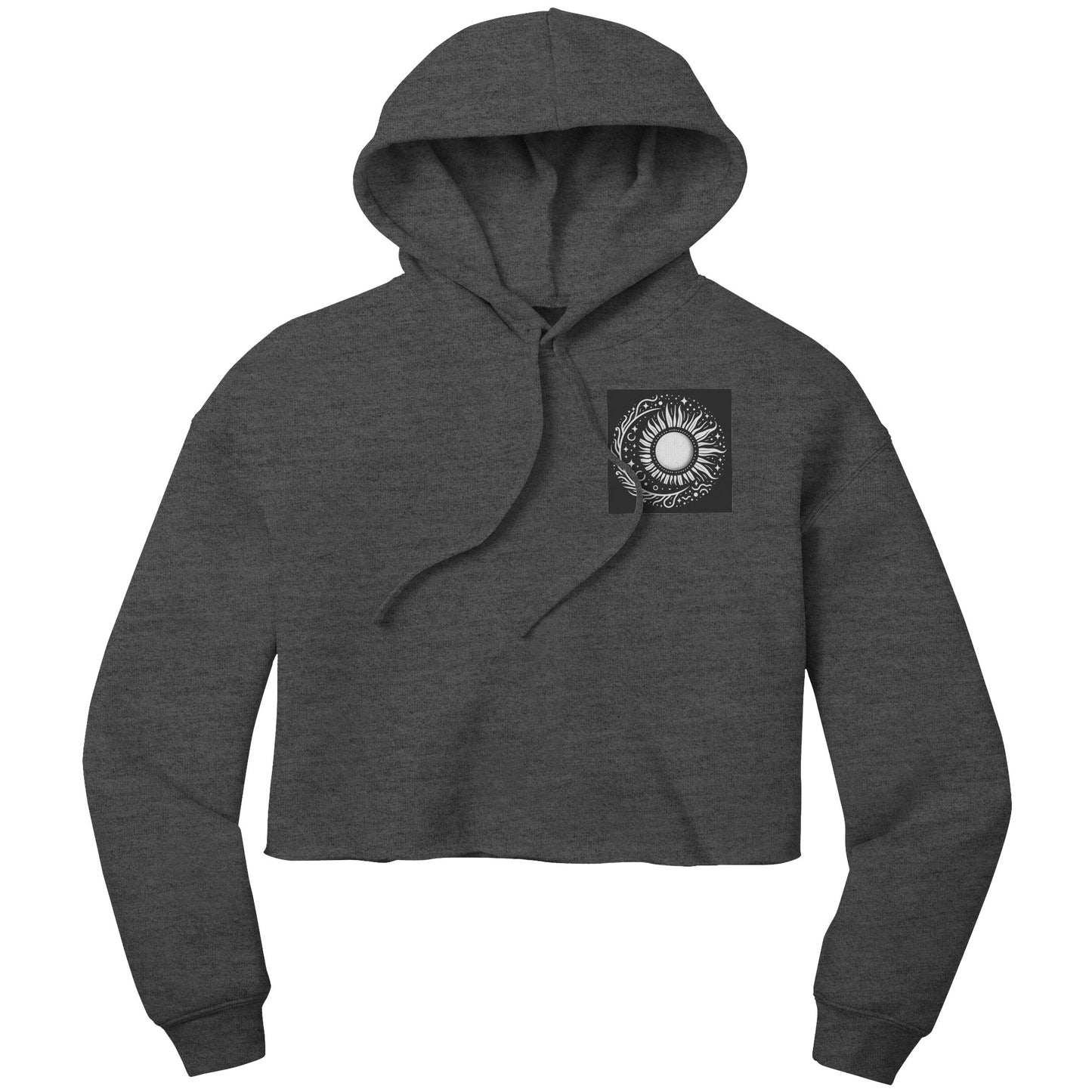 Cropped Moonflower Hoodie