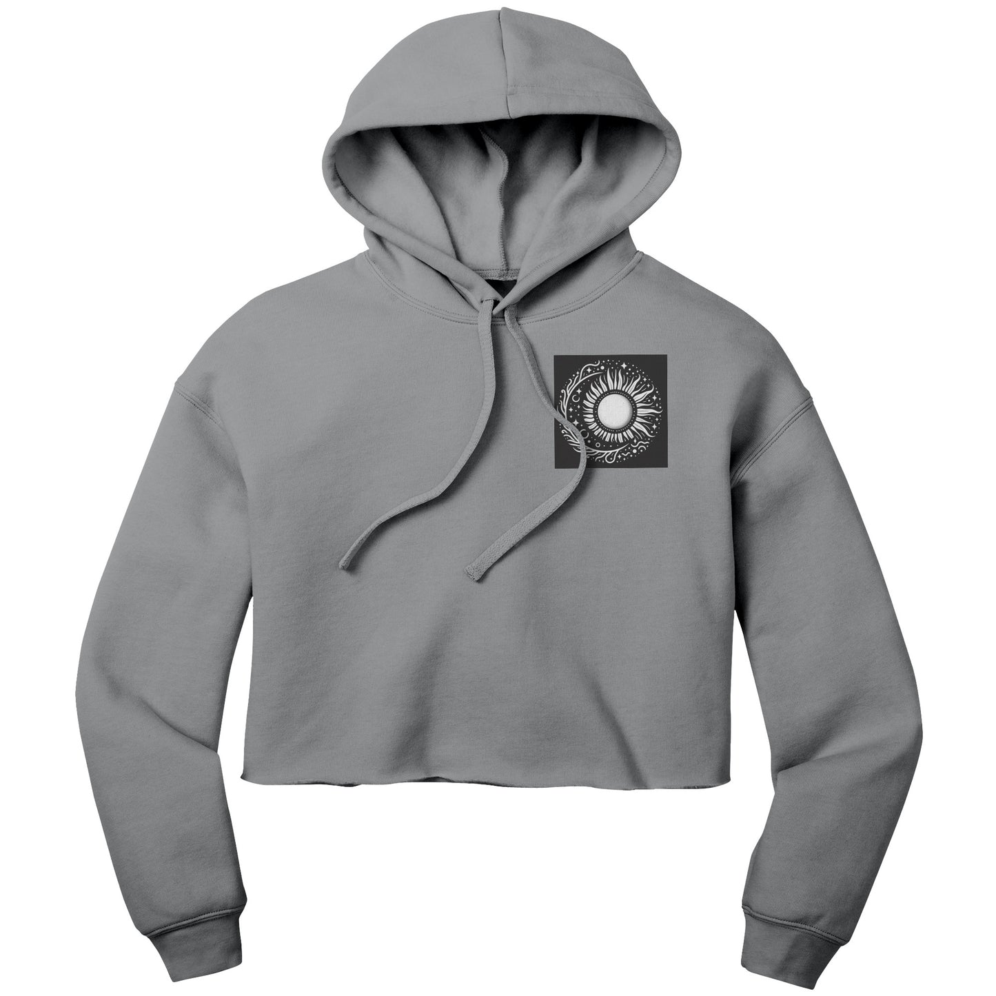 Cropped Moonflower Hoodie