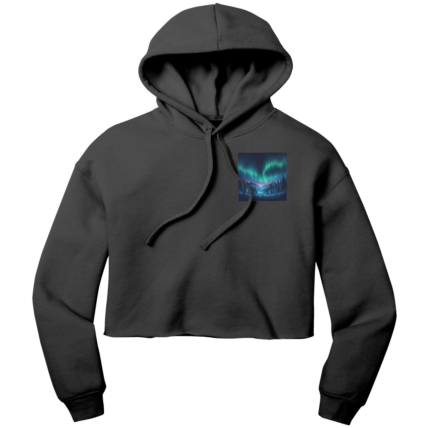 Cropped Northern Lights Hoodie