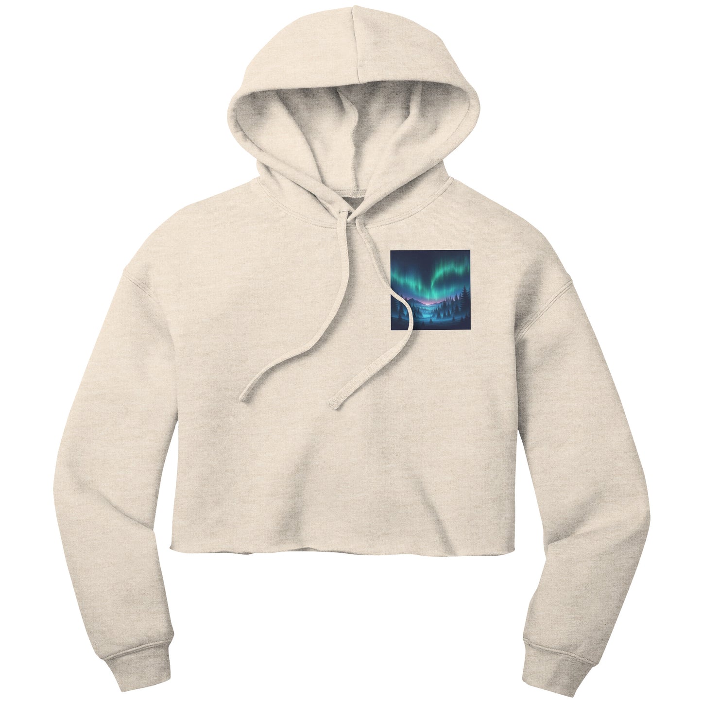 Cropped Northern Lights Hoodie