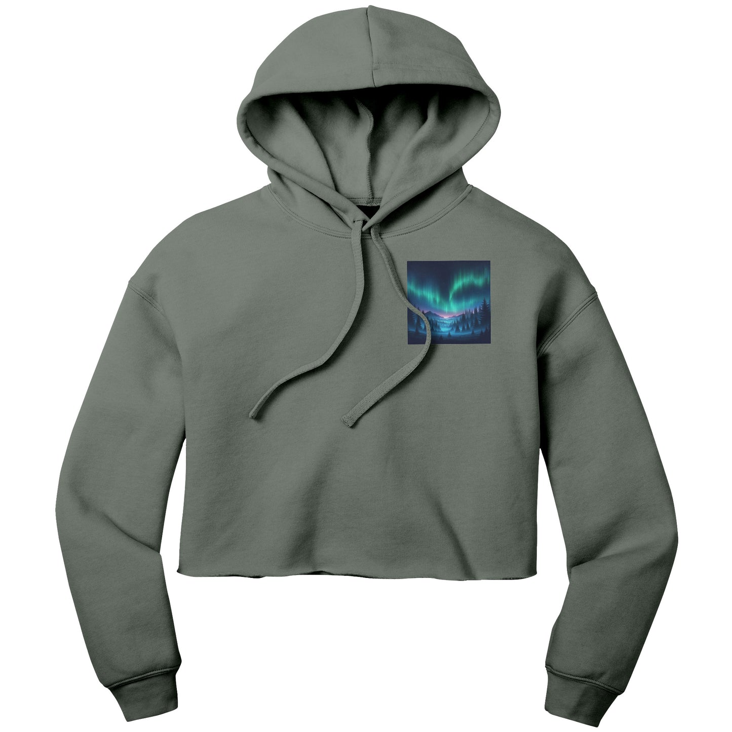 Cropped Northern Lights Hoodie
