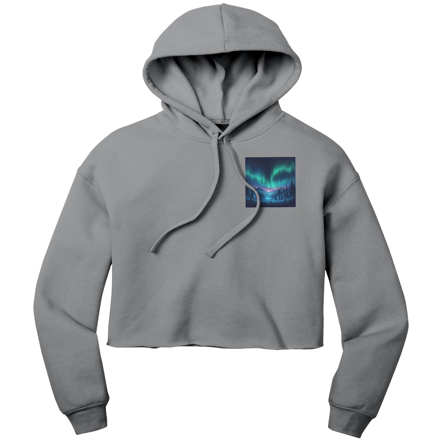 Cropped Northern Lights Hoodie