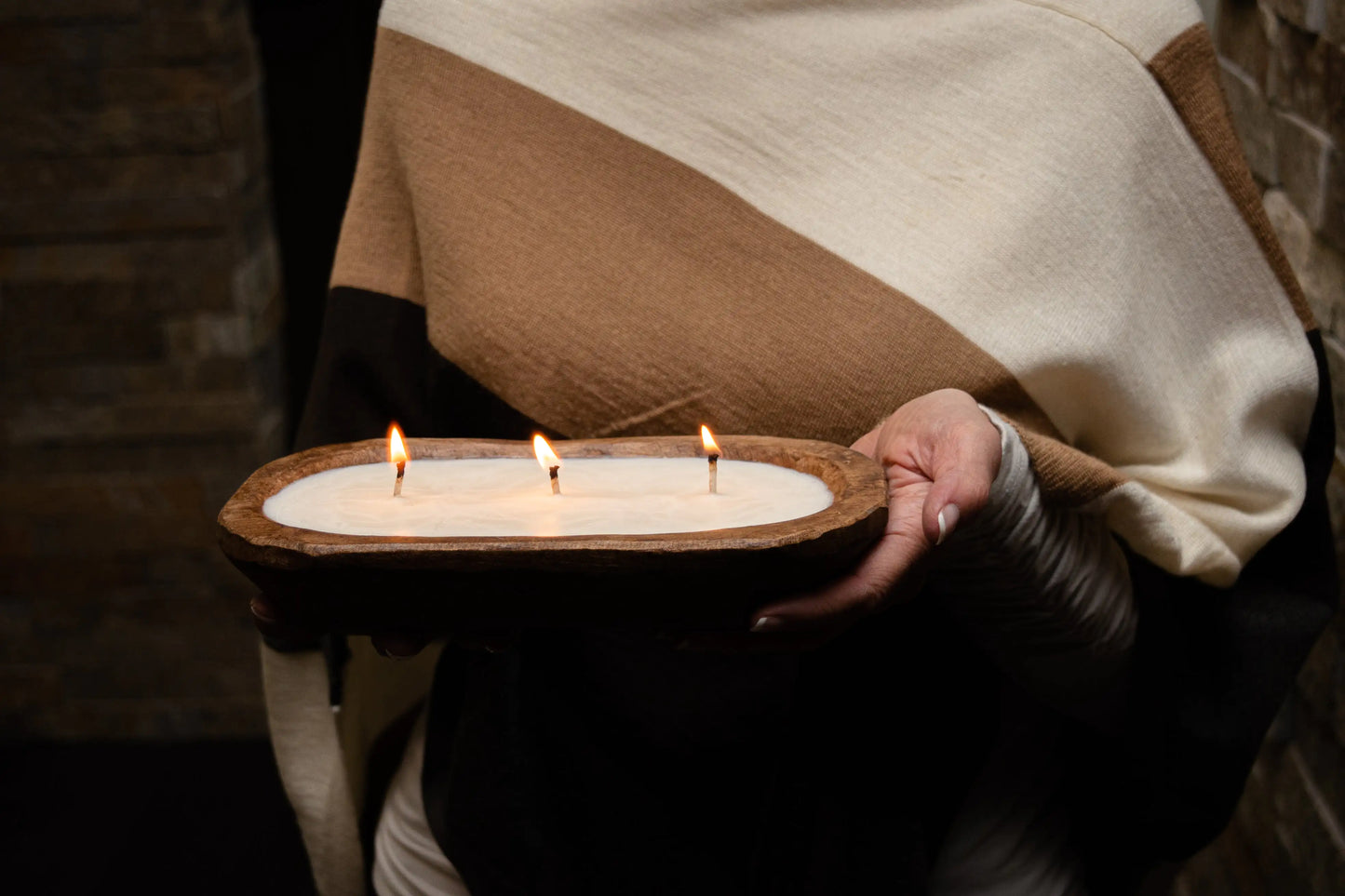 3-Wick Dough Bowl Soy Candle - Hibernate
