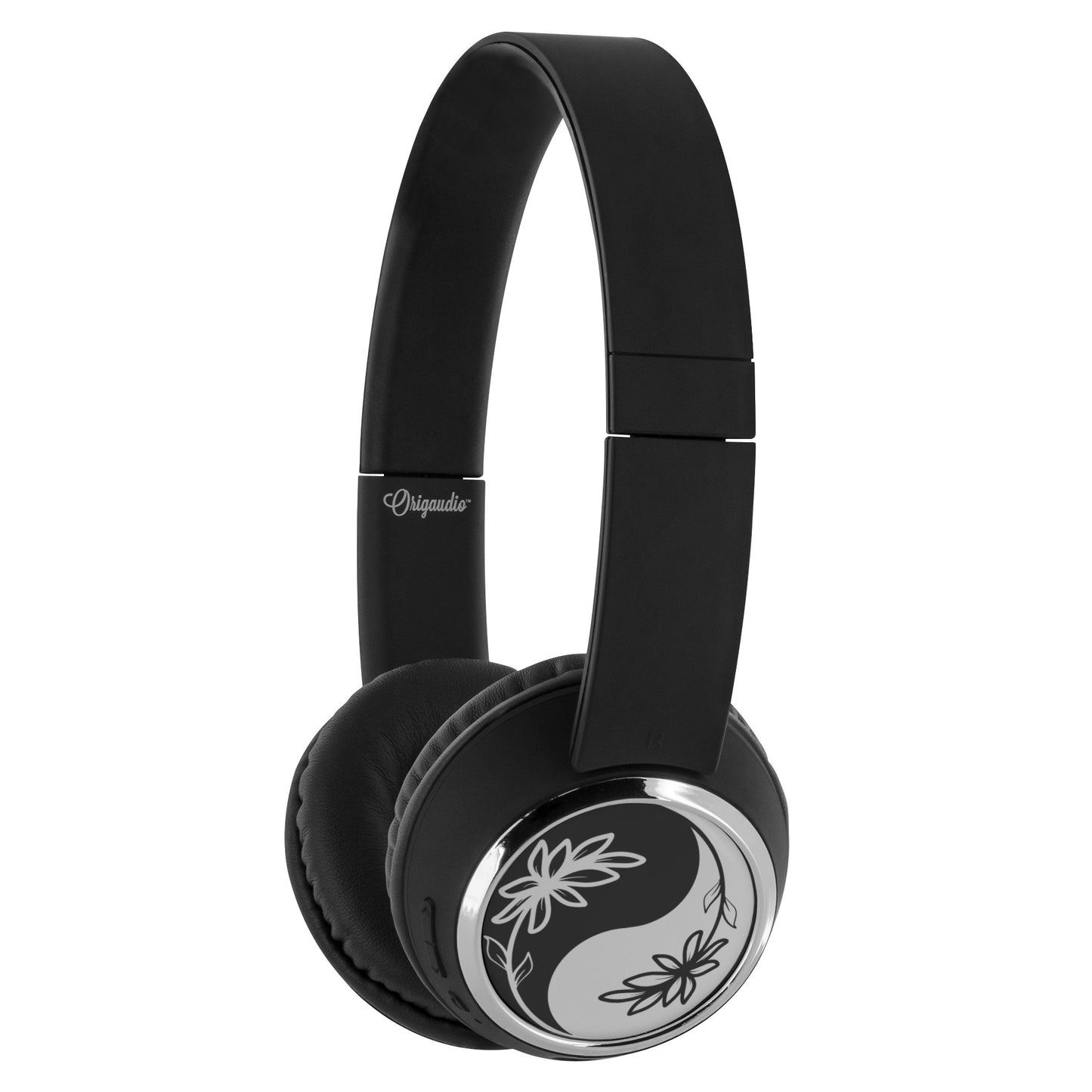 Floral Yin-Yang Headphones
