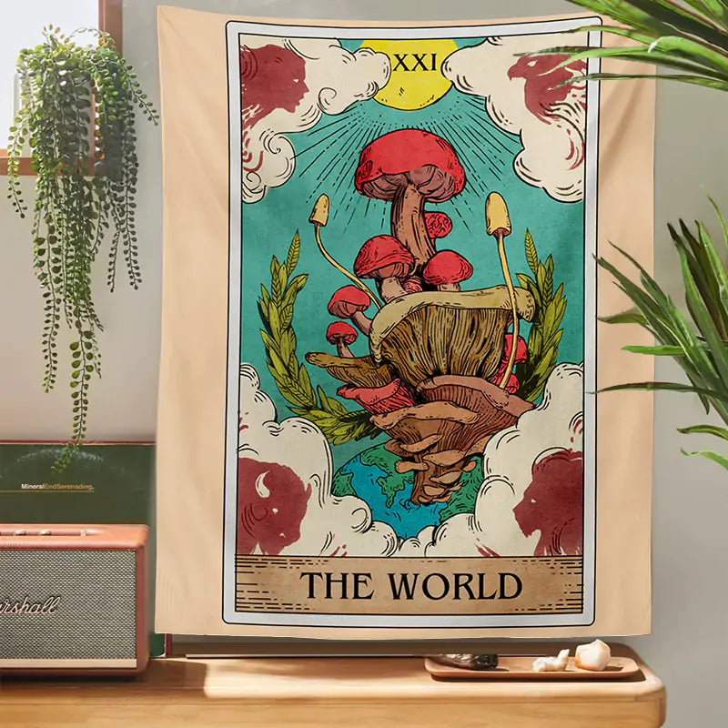 Tarot Card Tapestry - The World
