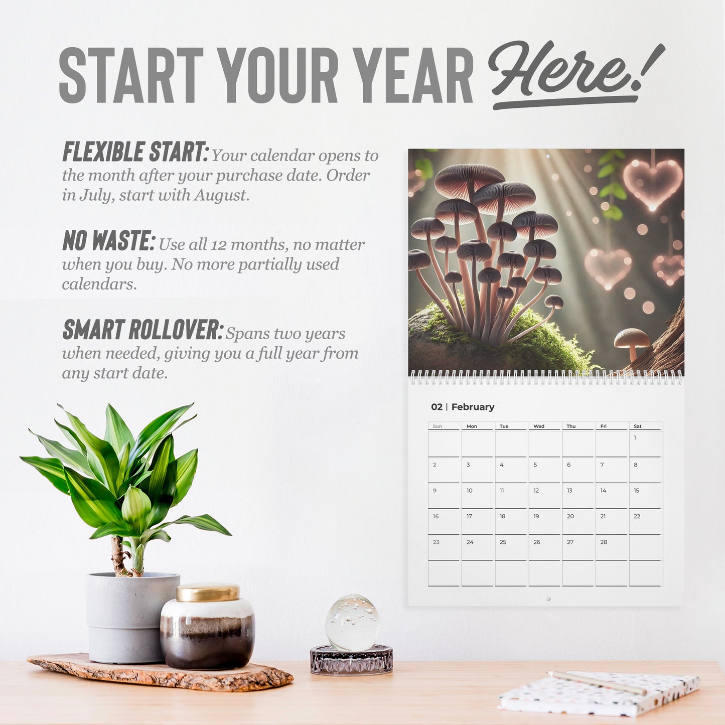 Fungi Fantasy Calendar