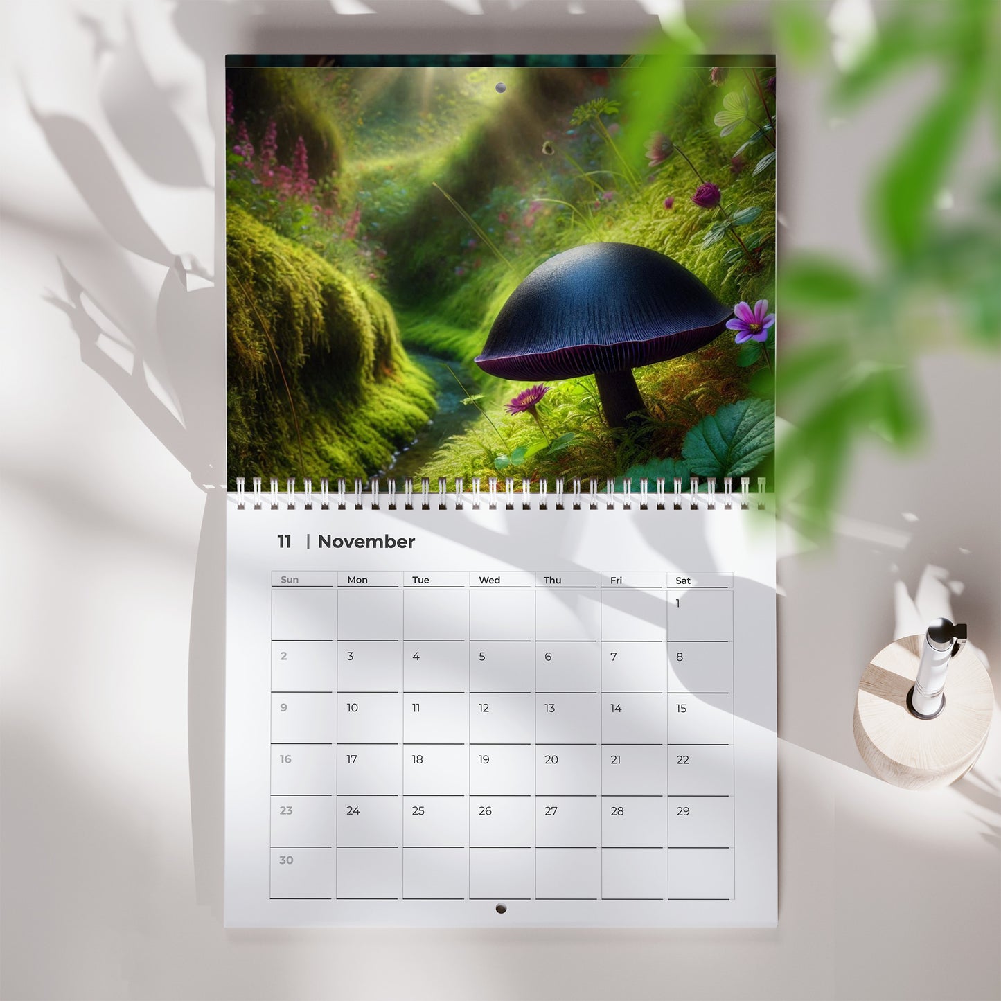 Fungi Fantasy Calendar