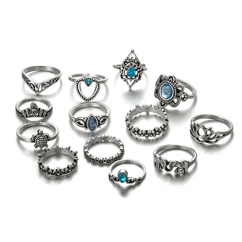 Twilight Tiers Ring Set