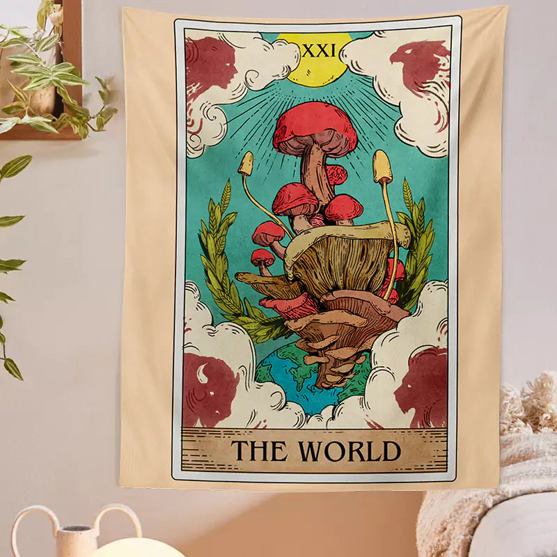 Tarot Card Tapestry - The World