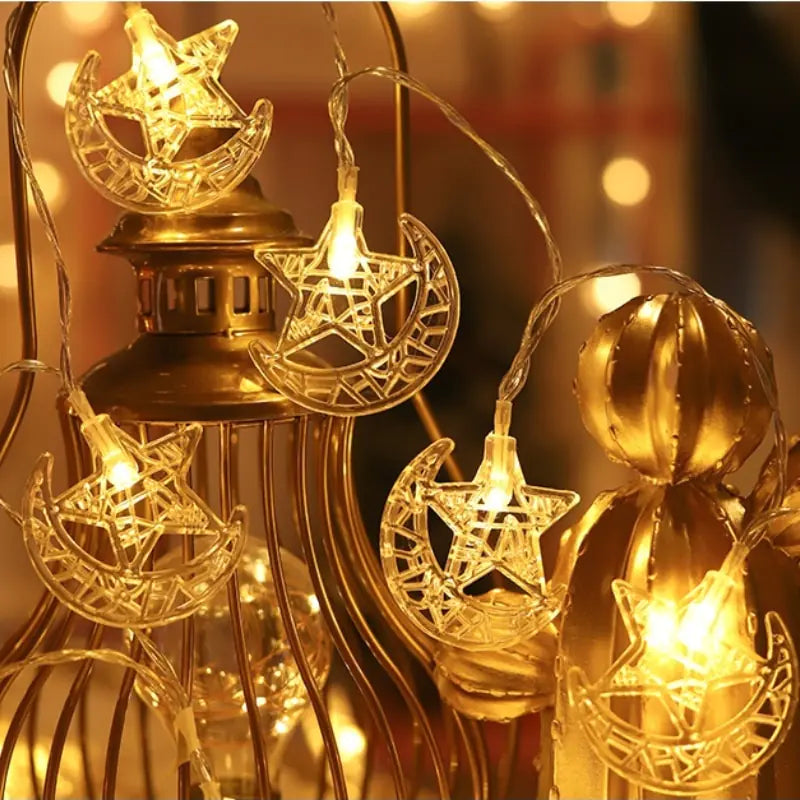 Moon Star Led String Lights