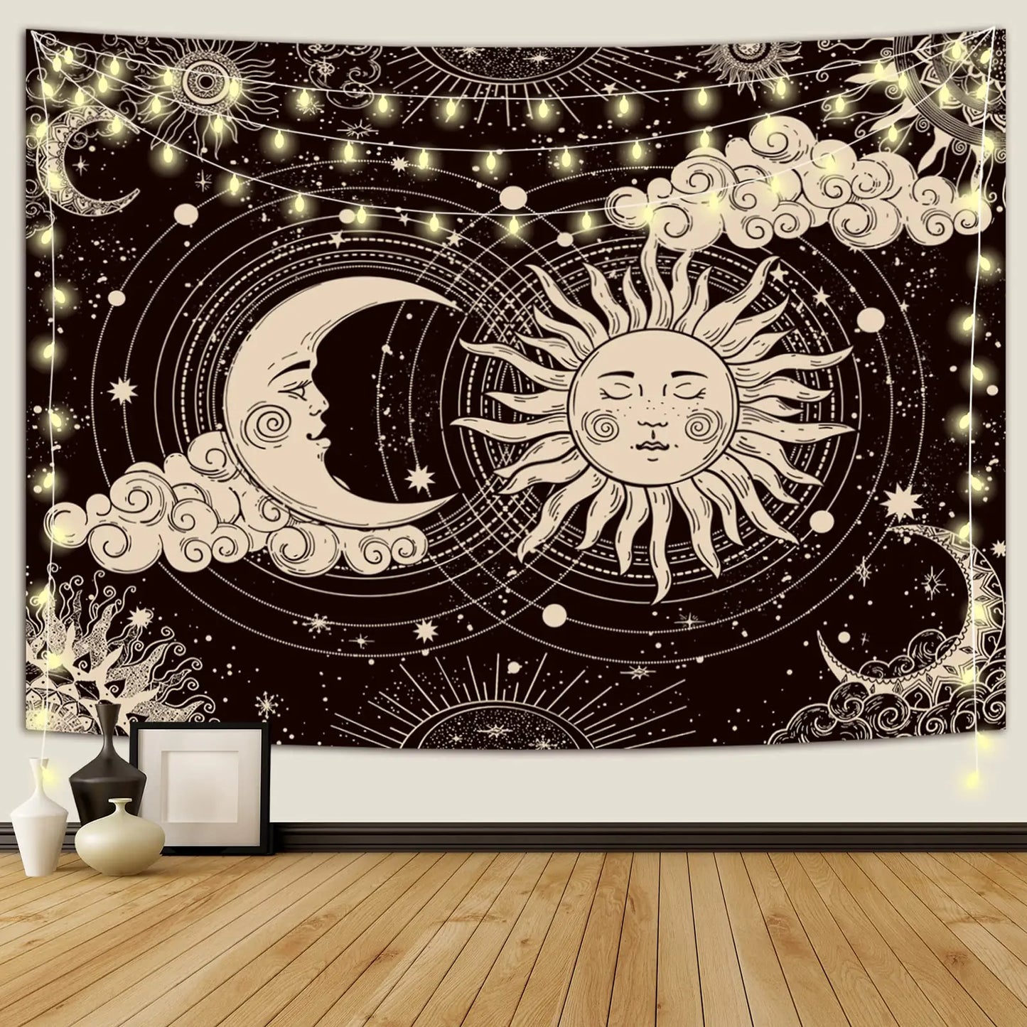 Extra Large Sun & Moon Tapestry