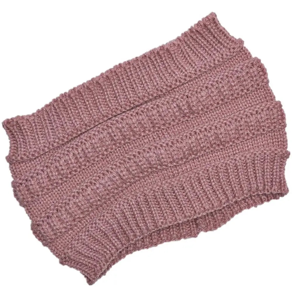Knitted Ponytail Beanies