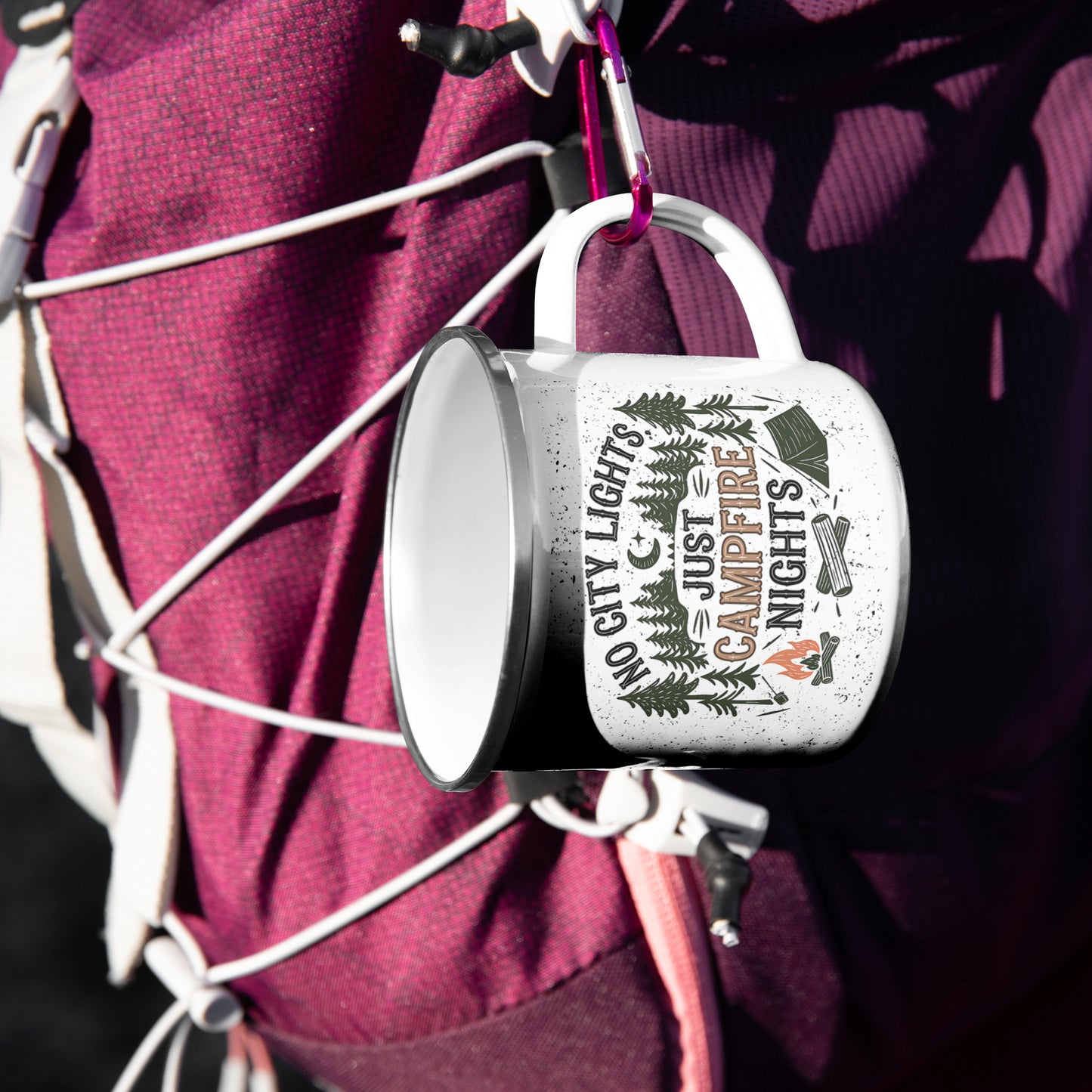 No City Lights Camping Mug