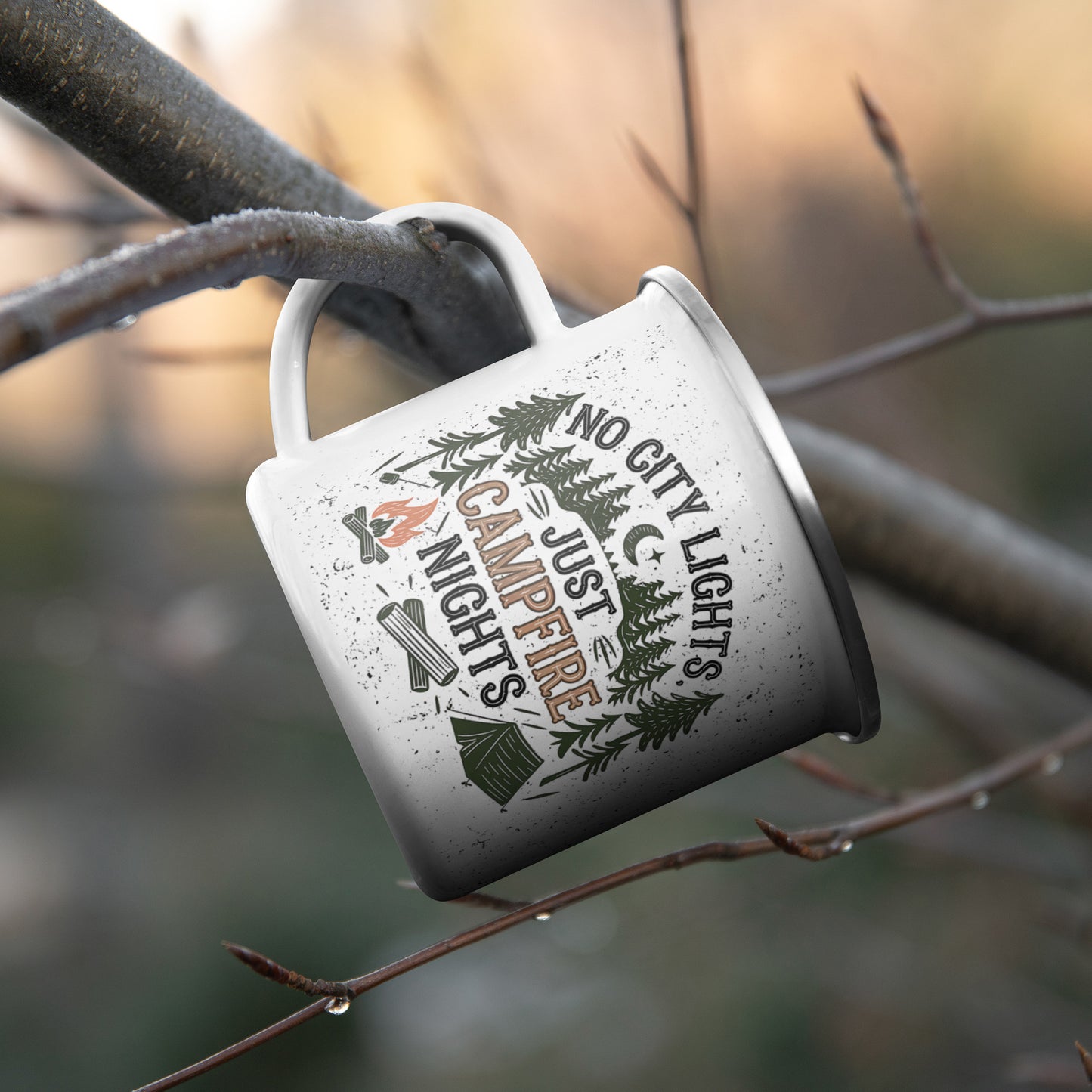 No City Lights Camping Mug