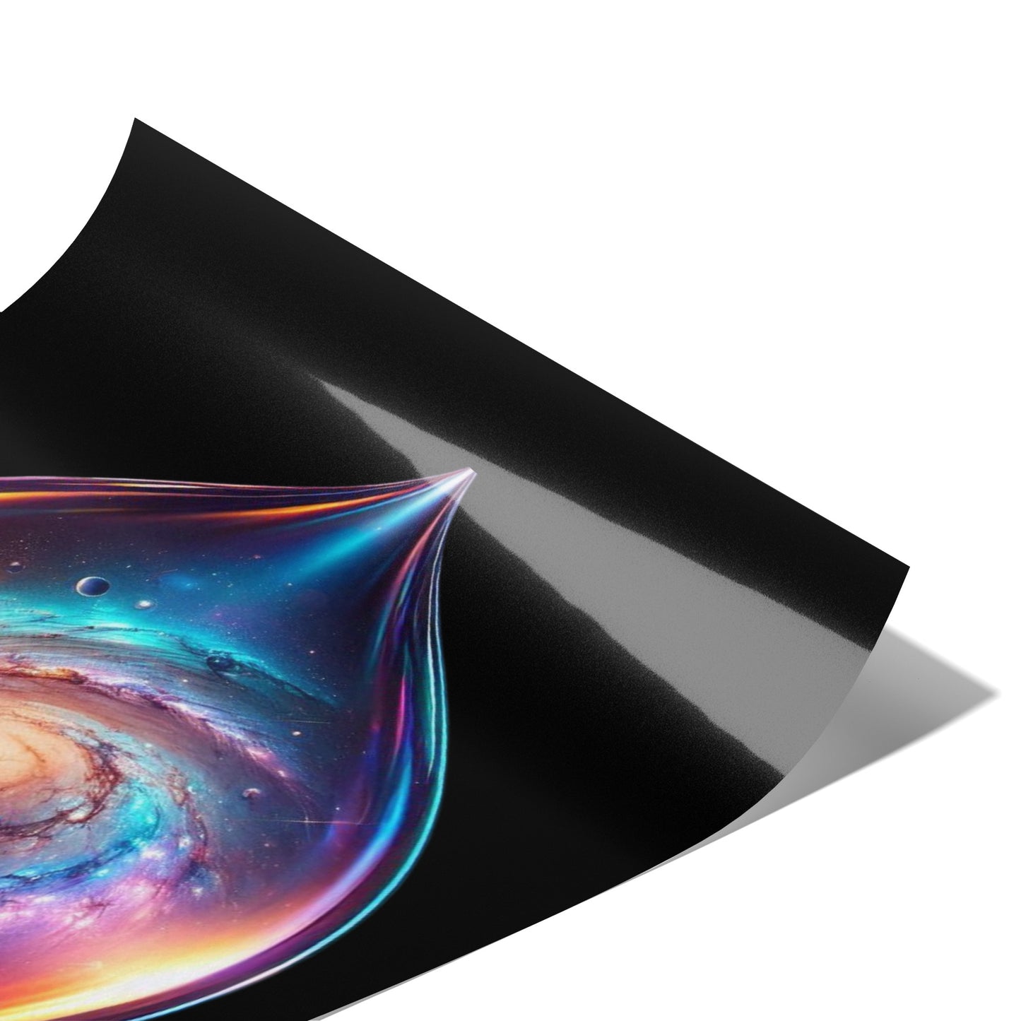 Galactic Teardrop Poster