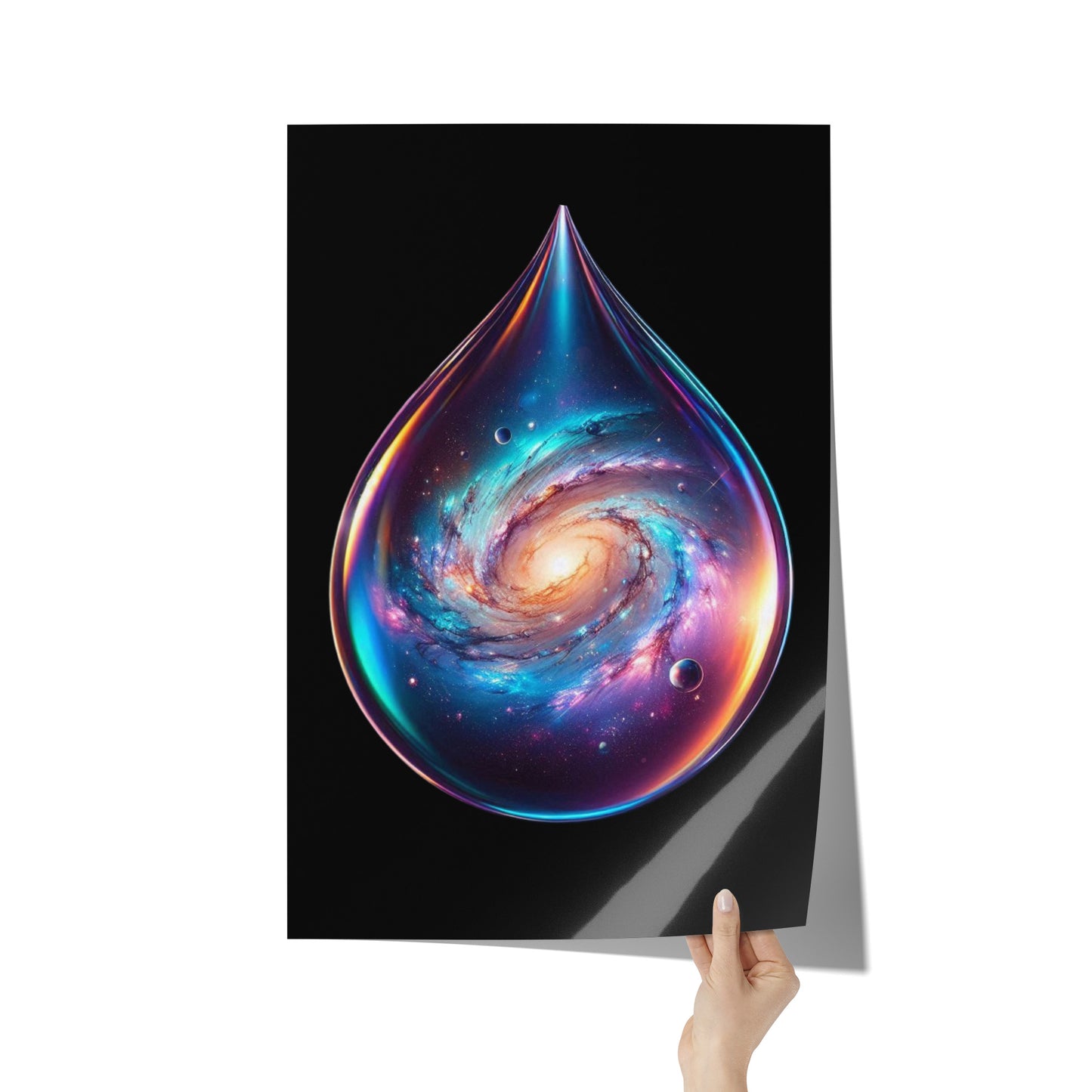 Galactic Teardrop Poster