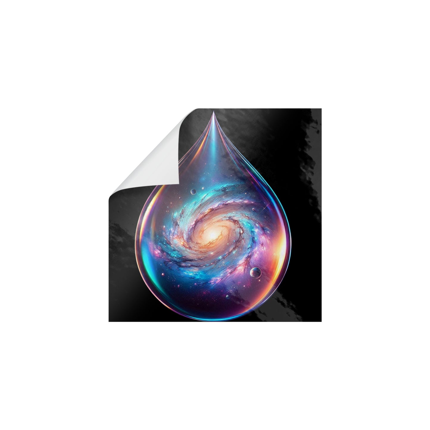 Galactic Teardrop Sticker