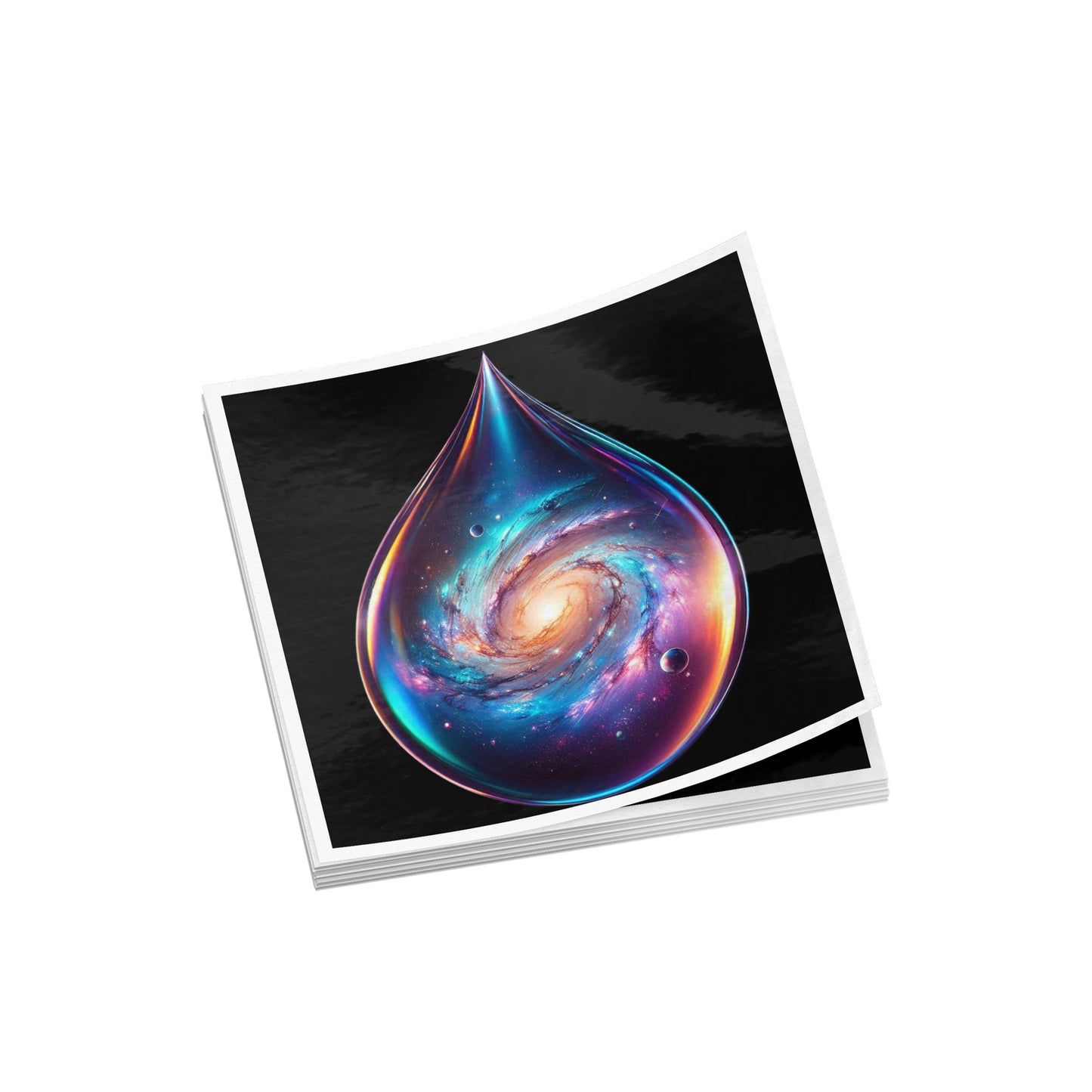 Galactic Teardrop Sticker
