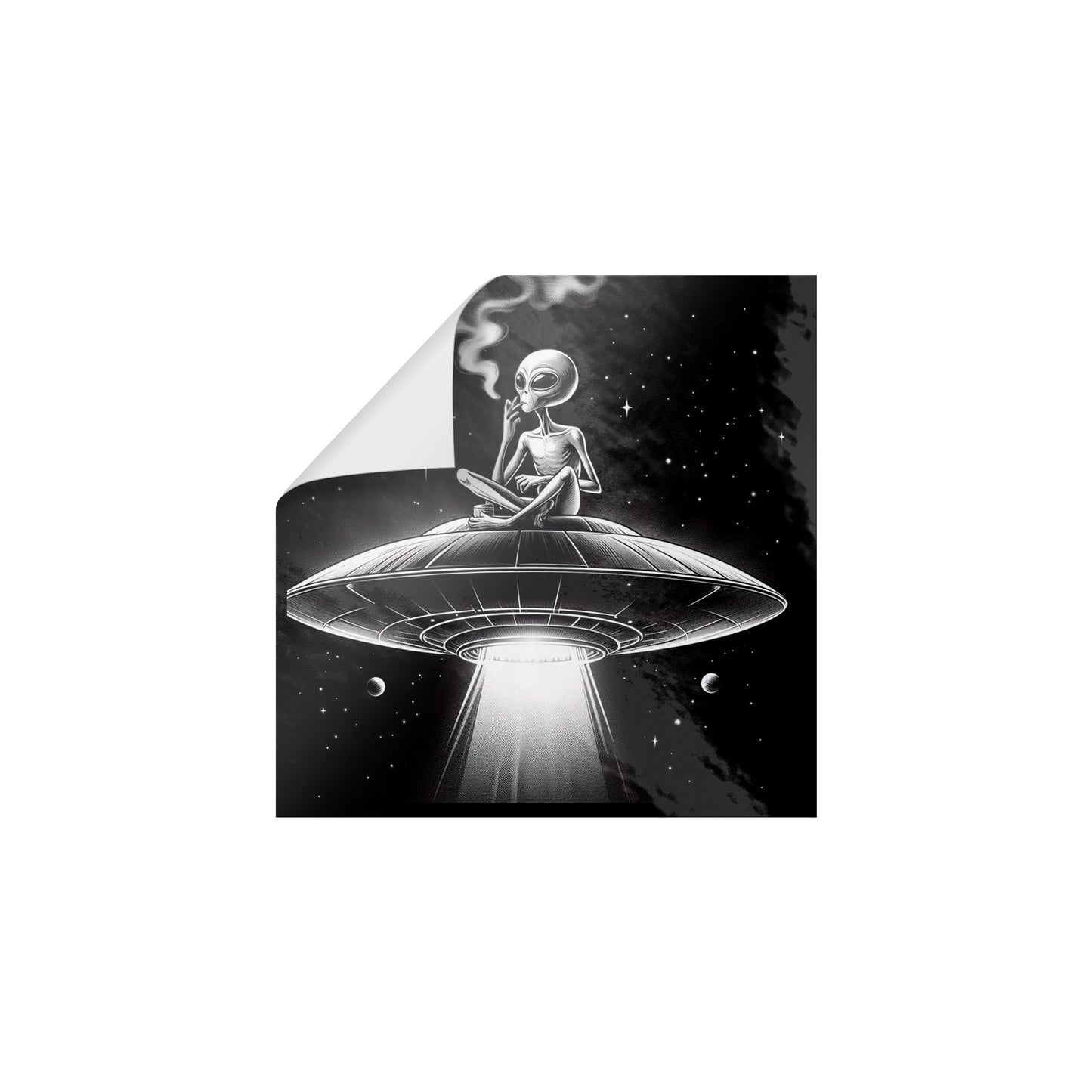 Stellar Solitude Sticker