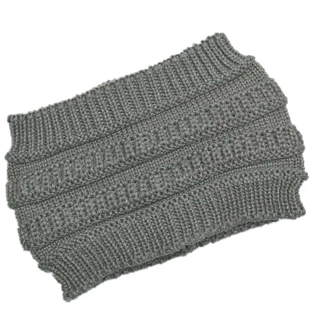 Knitted Ponytail Beanies