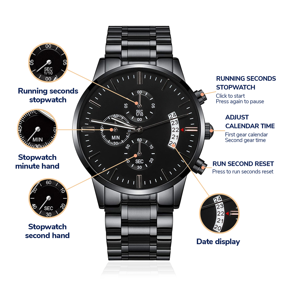 Step Dad - Metal Watch