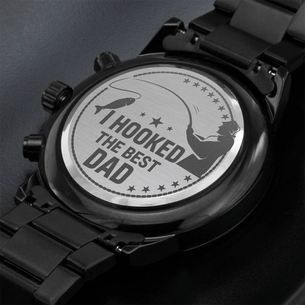 Fishing Dad - Metal Watch