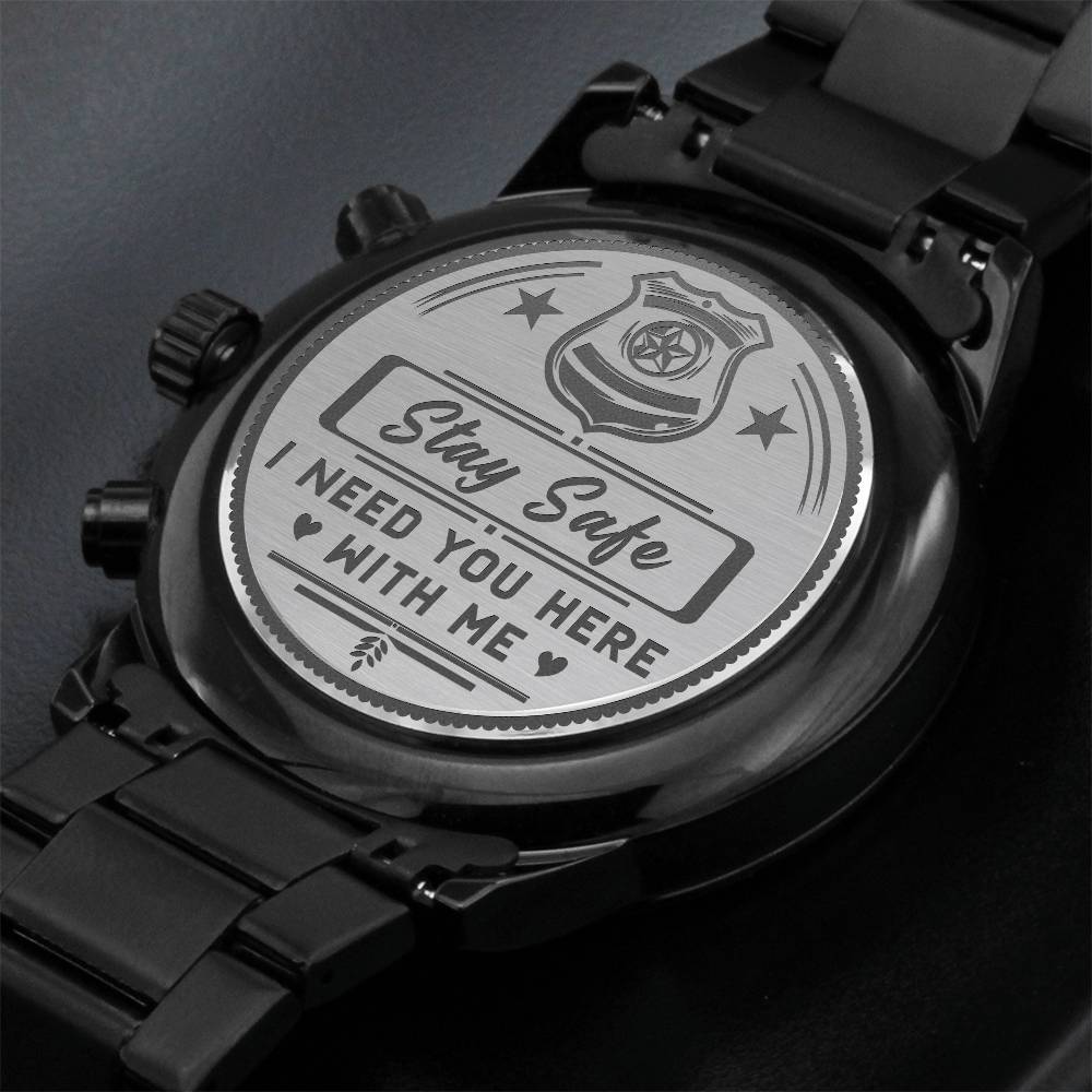Badge Dad - Metal Watch