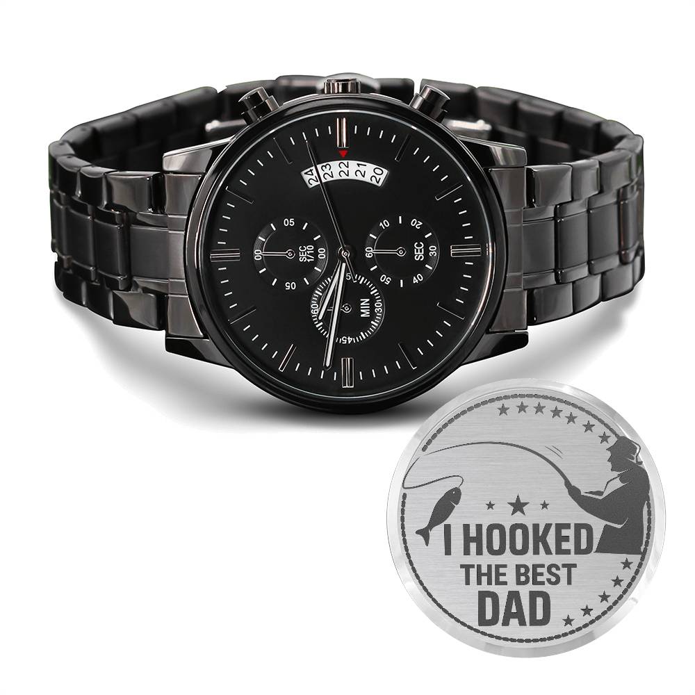 Fishing Dad - Metal Watch