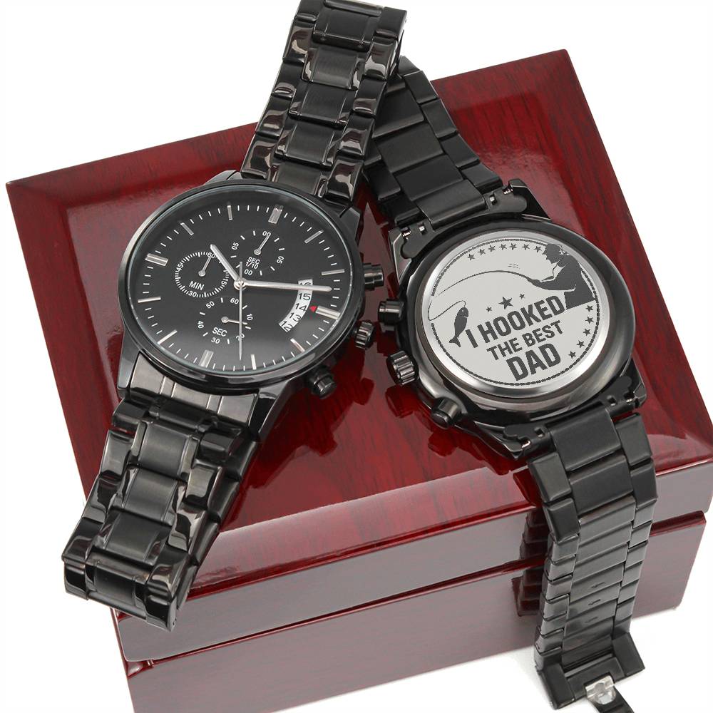 Fishing Dad - Metal Watch