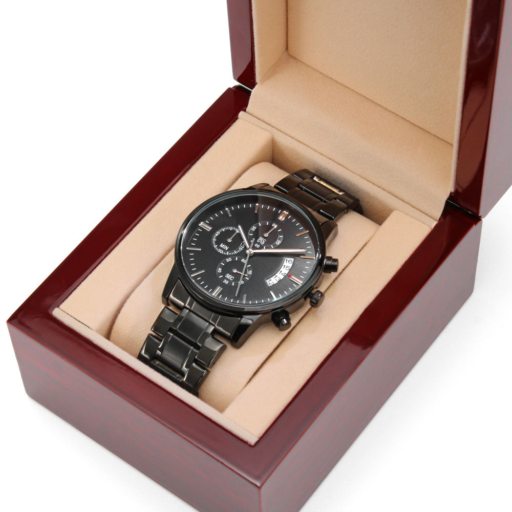 Badge Dad - Metal Watch