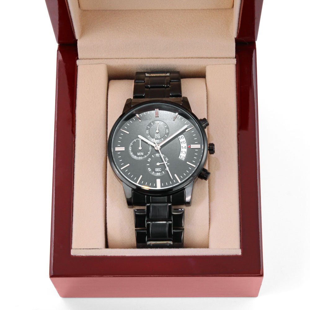 Badge Dad - Metal Watch