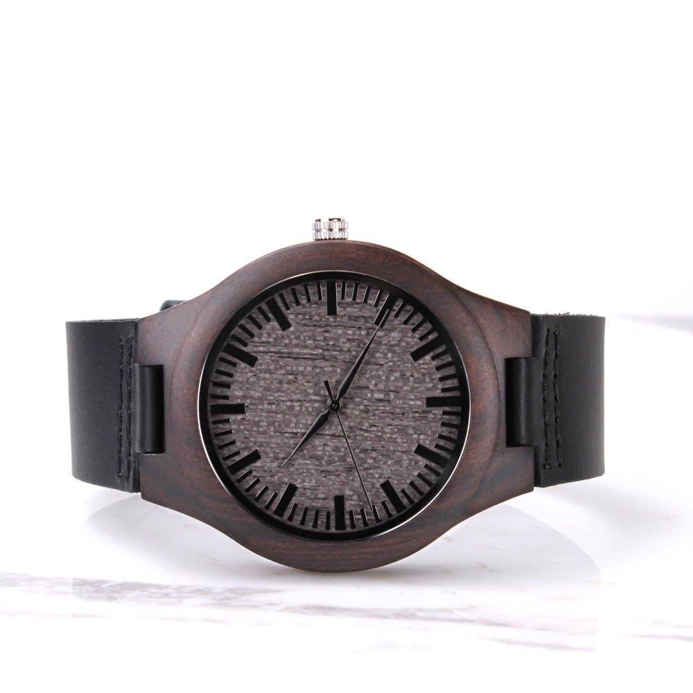 To My Dad - Wooden Watch