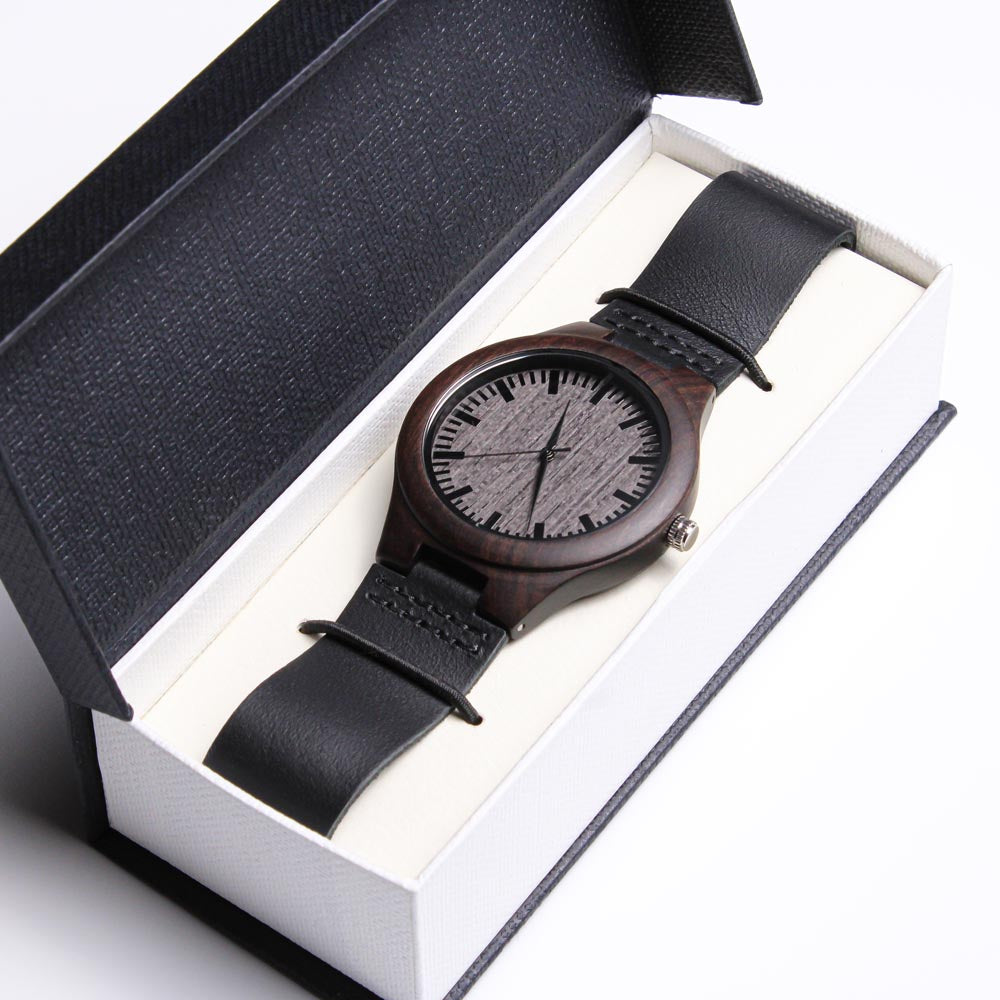 To My Dad - Wooden Watch