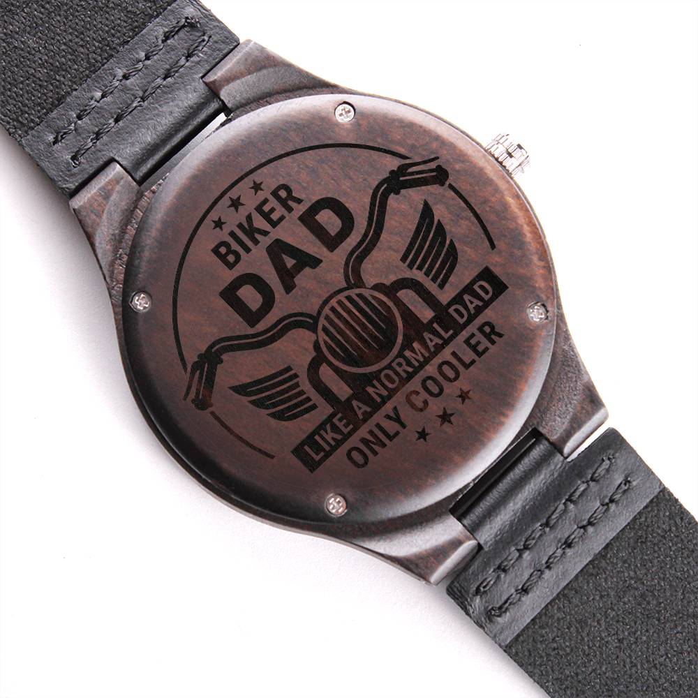 Biker Dad - Wooden Watch