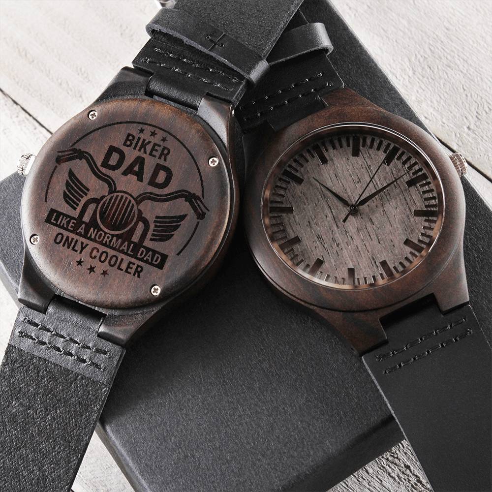 Biker Dad - Wooden Watch