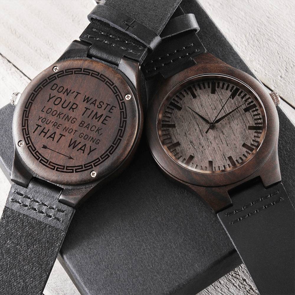 Don't Look Back - Wooden Watch